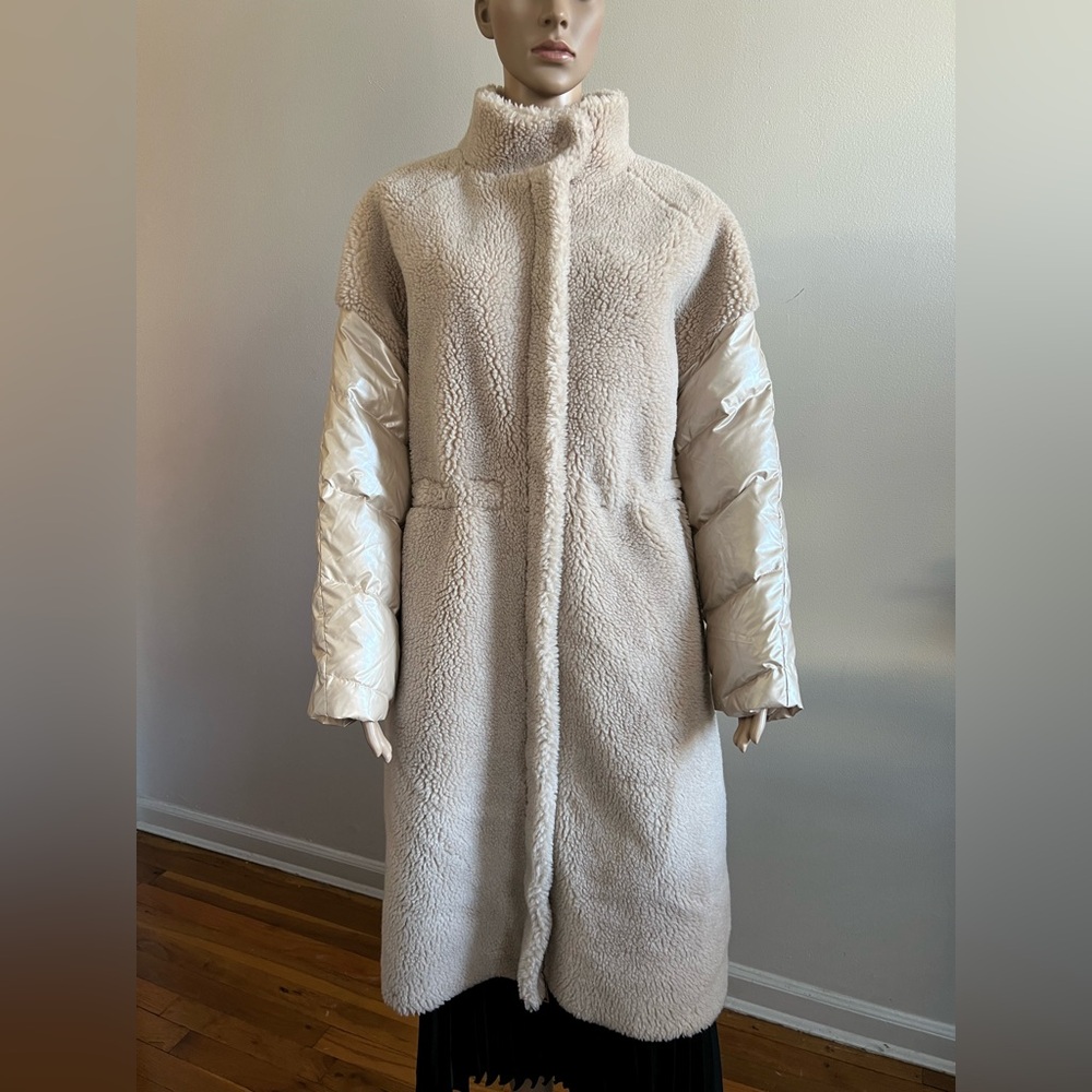 ANTONIO ARNESANO FUR COLLECTION ITALY Down Puff Jacket Size 44